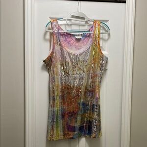 The Venetian Las Vegas boutique . Bling sleeveless blouse wore once.